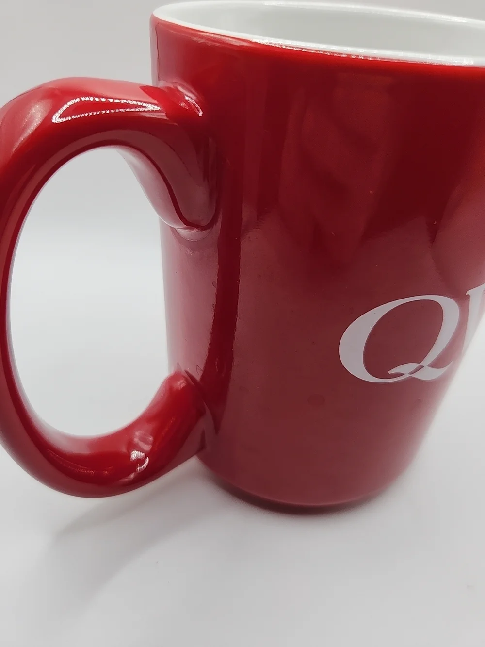 QVC Red Logo Ceramic Coffee Mug - Picture 5 of 8